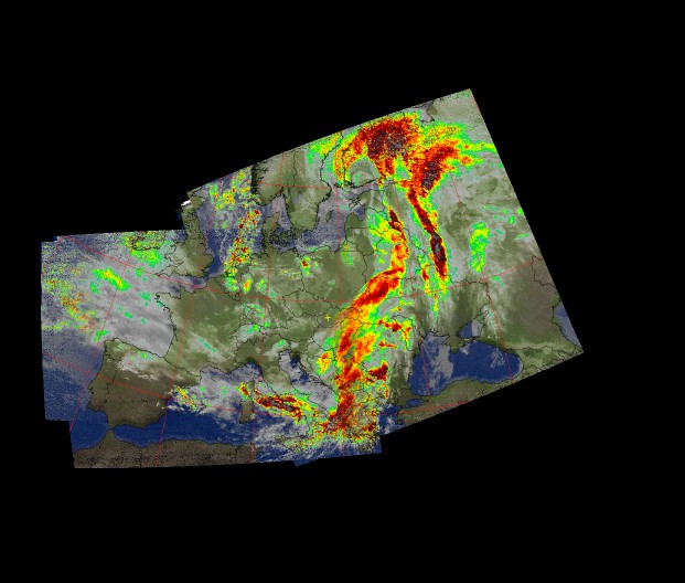 Composite MCIR-precip